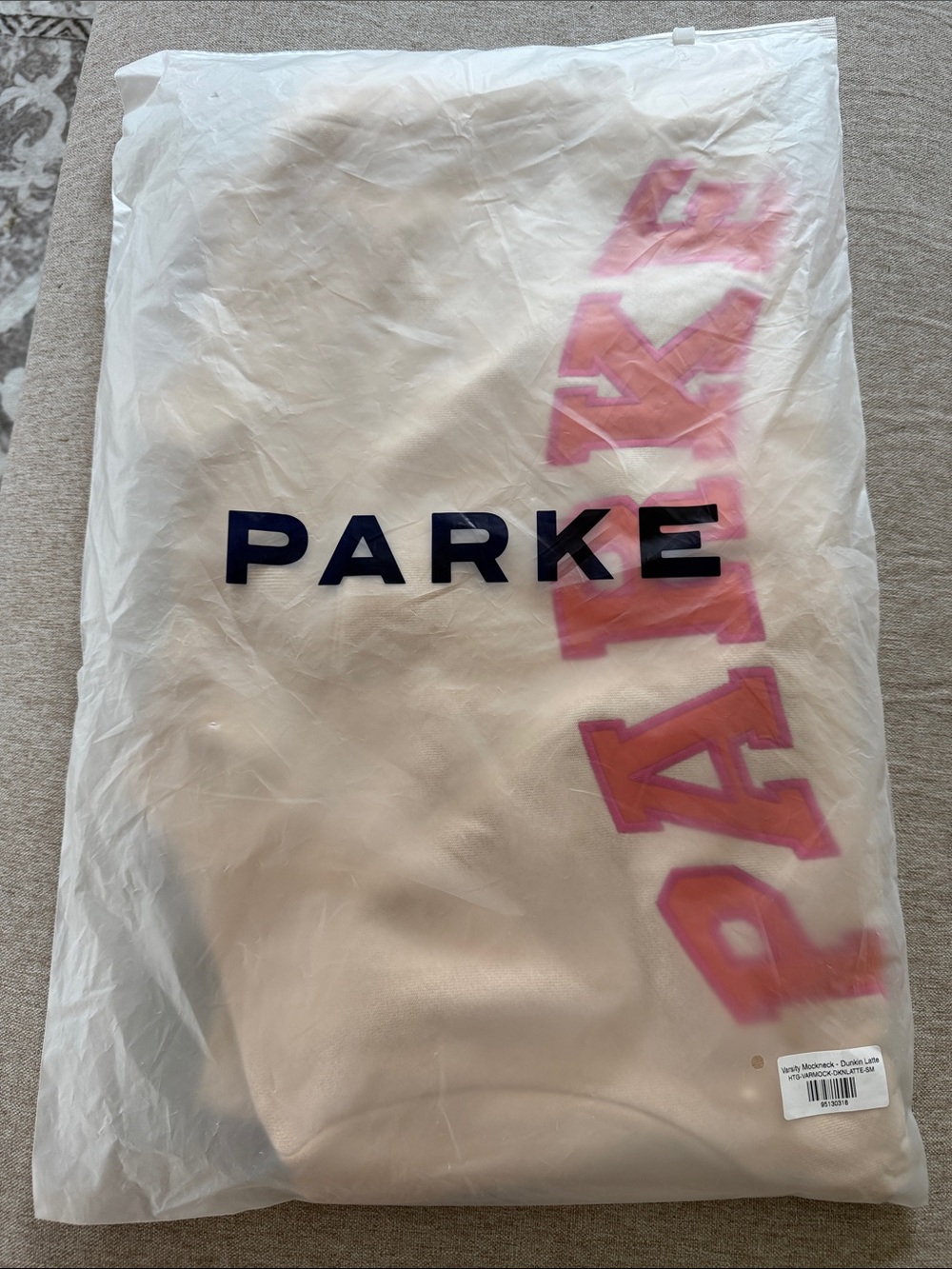 Parke x Dunkin' Varsity Mockneck - NEW IN BAG - Picture 4 of 8